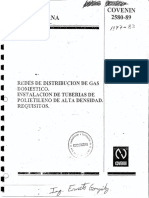 2580-89 Redes Distribucion Gas Domestico PEAD