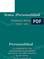 Tema Personalidad Valores Etc Educ 105