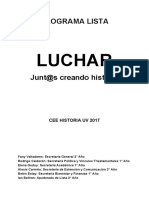 ProgramaCEEHistoria2017 Luchar Junts Creando Historia