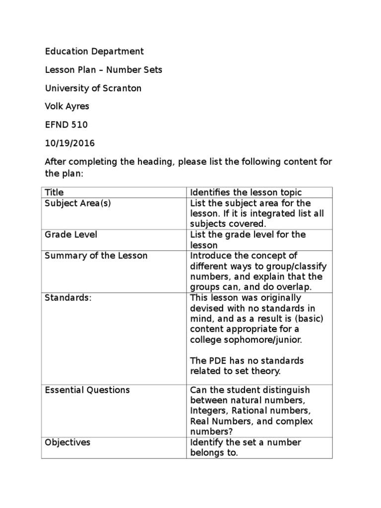 Lesson Plan Prototype | PDF | Educational Assessment | Lesson Plan
