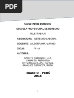 Teletrabajo trabajo Final