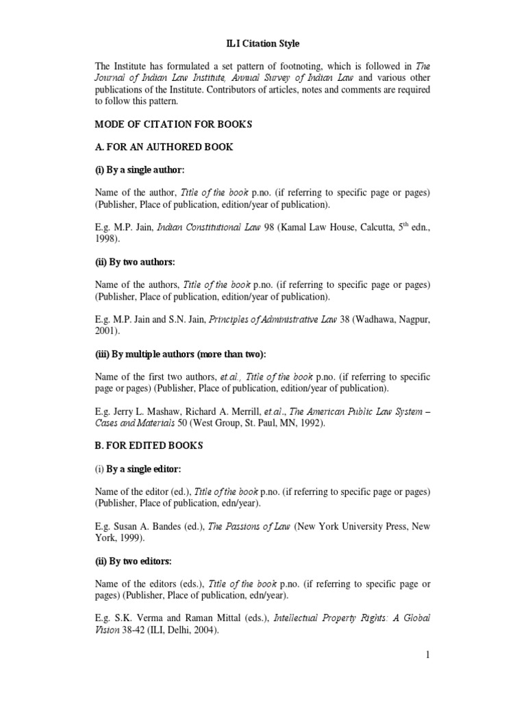 Journal of Indian Law Institute, Annual Survey of Indian Law and