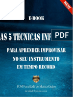 E-book as 5 Tecnicas Infaliveis Para Improvisar No Seu Instrumento