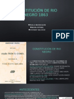 Constitución de Rio Negro 1863