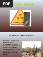 Accidente Nucleare - Prezentare Power Point