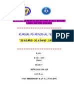 Kertas Kerja Kursus Psikososial Pelajar - Sembang-Sembang Sayang