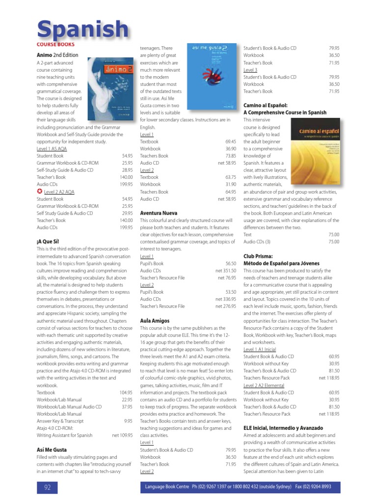 List Of Books 2010 Spanish Dictionary English Language - 