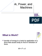 Work, Power, and Machines