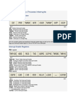 Registers Used To Process Interrupts