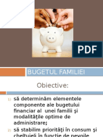 BUGETUL FAMILIEI