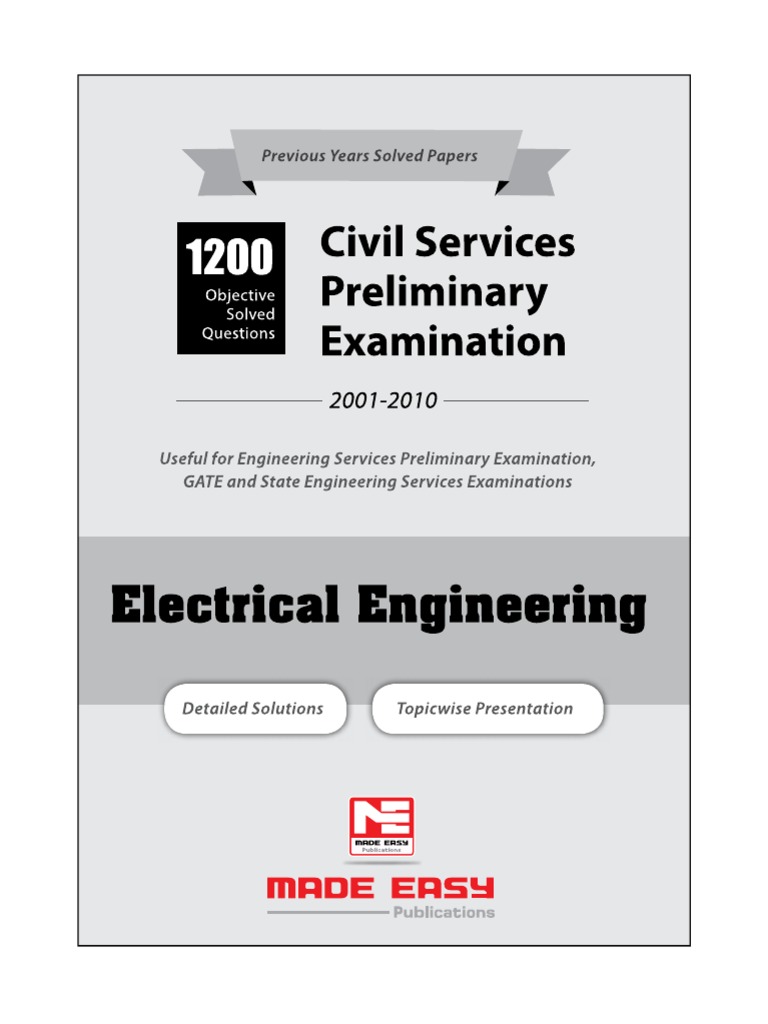 CSE Pre EE PDF | PDF