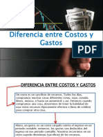 Diferencia Entre Costos y Gastos