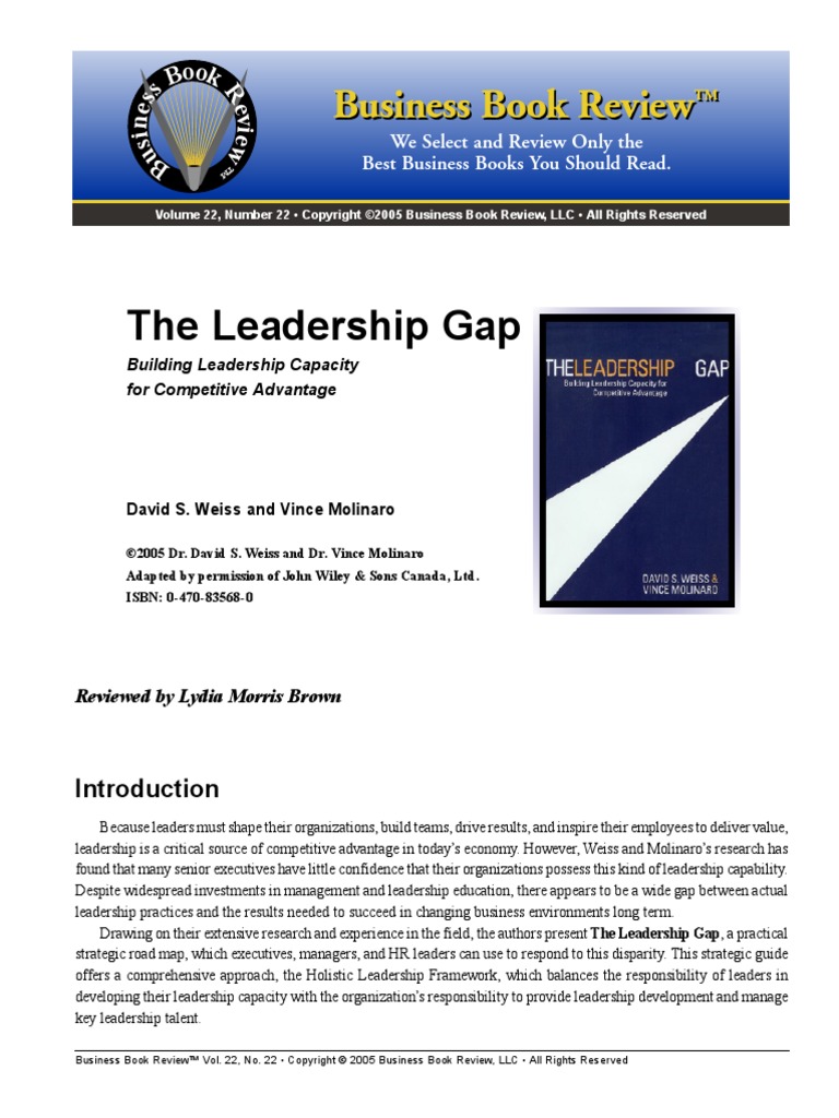 The Leadership Gap PDF | PDF | Leadership | Strategic Management