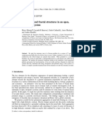 Stationary Self-Organized Fractal Structures in An Open, Dissipative Electrical System