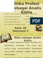 Etika Profesi Analis Kimia