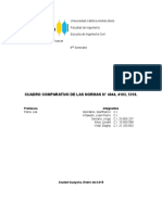 Comparacion de Normas Sanitarias para Proyecto. 4044 4103 5318