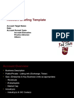 Account Briefing Master Template