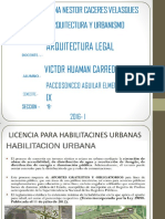 Licencia para Habilitación Urbana