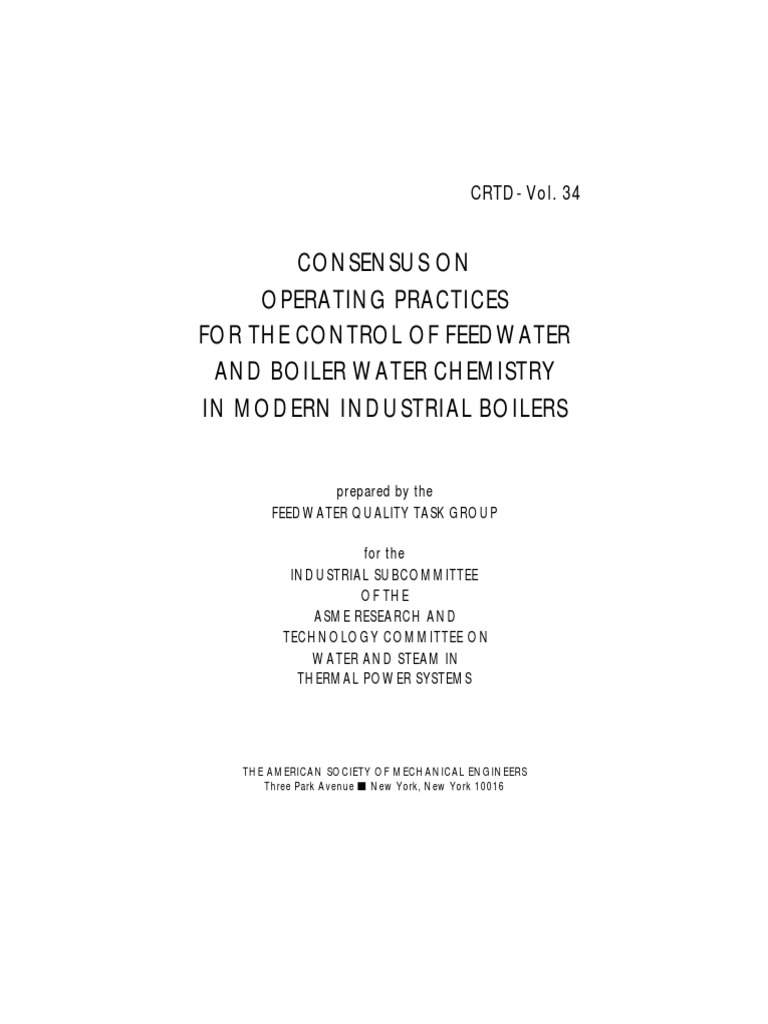 Feedwater & Boiler ASME | PDF | Boiler | Steam