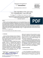 Photocatalytic Degradation of No Gases Using Tio - Containing Paint: A Real Scale Study