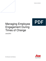 2013 Managing Engagement During Times of Change White Paper