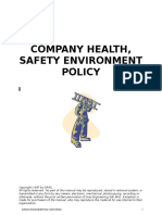 Construction Safety Policy General