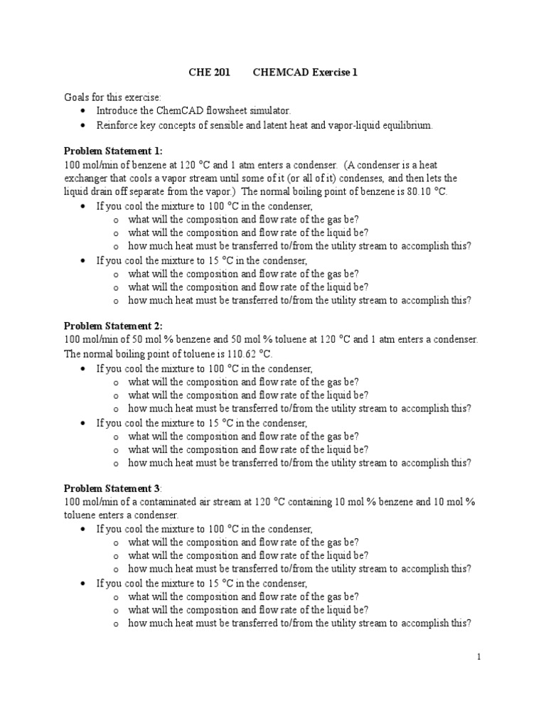 ChemCAD Simulation for Heat Transfer | PDF