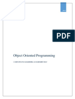 Object Oriented Programming