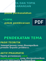 Tema Dan Topik Karangan