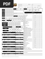 Character Sheet