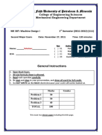 Machine Design Exam Questions