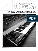 OB-Xa Patch Book