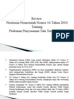 Review PP 16 Tahun 2010