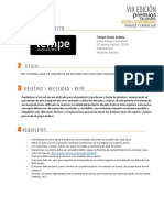 Ficha de Proyecto TEMPE Grupo Inditex