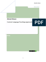 Current Language Teaching Approaches