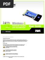 Wireless-: Notebook Adapter