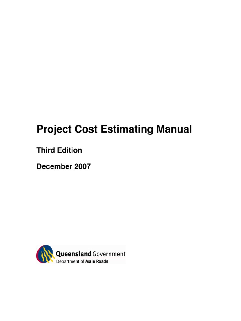 Project Cost Estimating Manual Third Edition PDF | PDF | Project ...