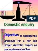 Domestic Enquiry