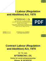 Contract Labour Regulation and Abolition Act 1970