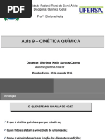 Aula 10 Cinética Química Ok
