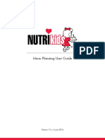 Nutrikids Users Guide