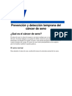 Prevención y Detección Temprana Del Cancér de Seno PDF