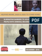 Helping Moms, Dads & Kids Come Home: Eliminating Barriers To Housing For People With Criminal Records