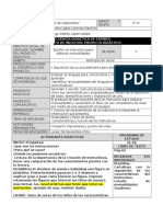 Planeación Español 4to Grado.