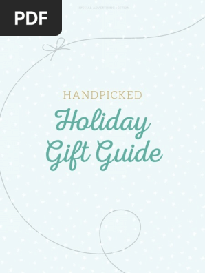 Handpicked Holiday Gift Guide 2016