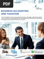 Business Accounting and Taxation Brochure