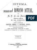 Sistema - Del - Derecho - Romano - Actual - Tomo - Ii Savigny PDF