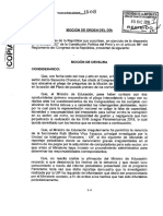 Fuerza Popular presentó moción de censura contra el ministro Jaime Saavedra