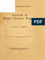 Journal of Major Robert Rogers_Clements_1918