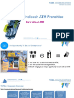 Presentation On Indicashatm Franchisee PDF
